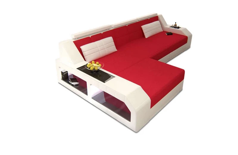Ecksofa Arezzo L-Form aus Stoff