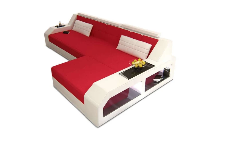 Ecksofa Arezzo L-Form aus Stoff