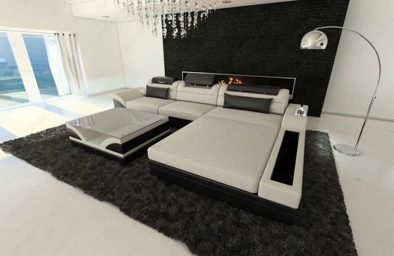 Ecksofa Parma L-Form aus Stoff