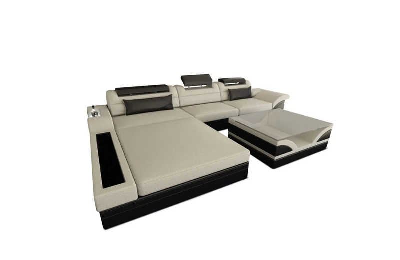 Ecksofa Parma L-Form aus Stoff