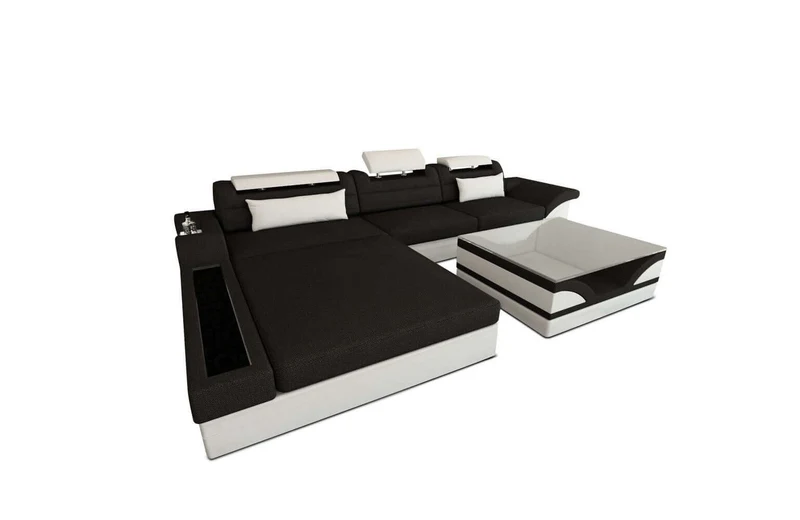 Ecksofa Parma L-Form aus Stoff