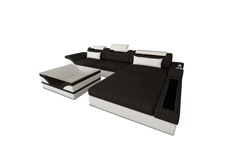 Ecksofa Parma L-Form aus Stoff