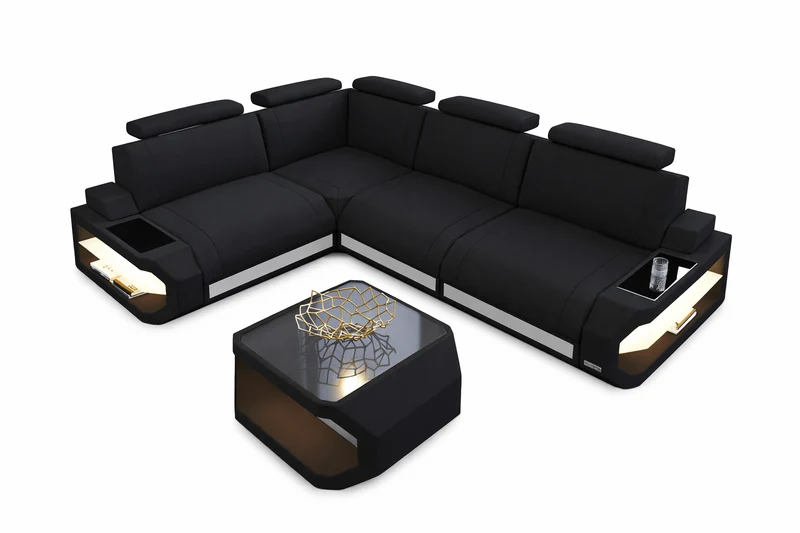 Stoff Ecksofa Siena L-Form