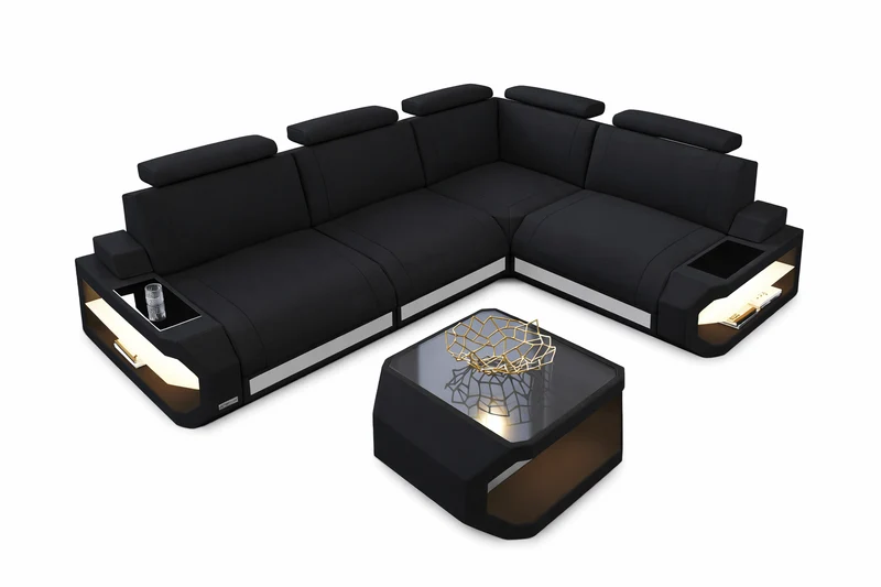 Stoff Ecksofa Siena L-Form