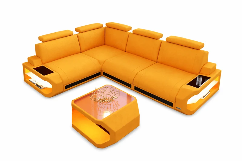 Stoff Ecksofa Siena L-Form