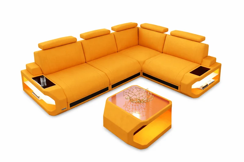 Stoff Ecksofa Siena L-Form