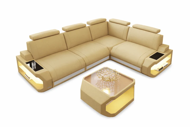 Stoff Ecksofa Siena L-Form