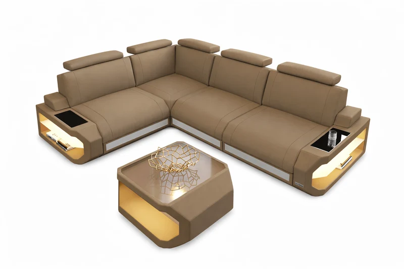 Stoff Ecksofa Siena L-Form