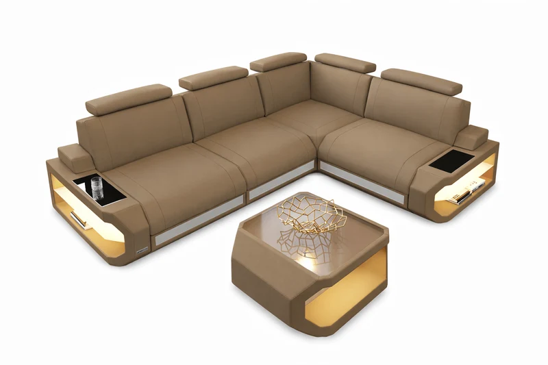 Stoff Ecksofa Siena L-Form
