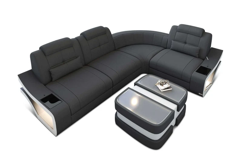 Stoff Ecksofa Elena L-Form