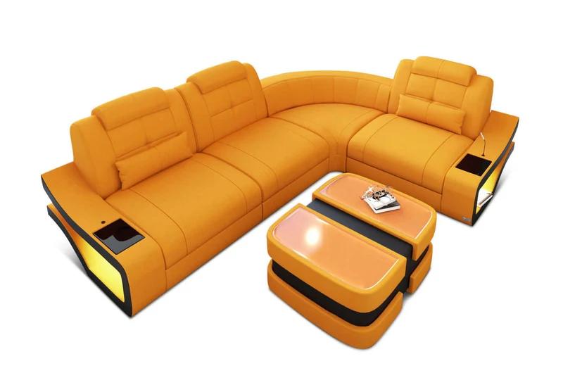 Stoff Ecksofa Elena L-Form