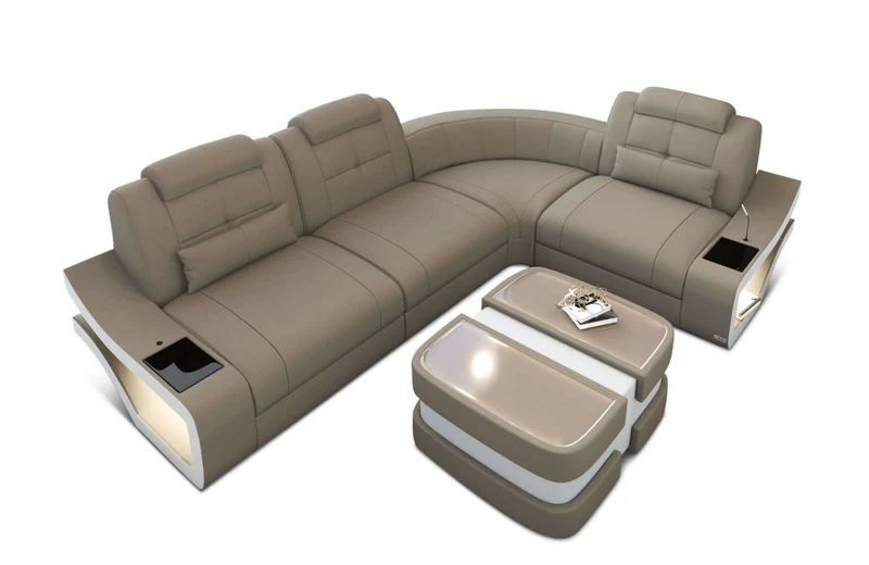 Stoff Ecksofa Elena L-Form