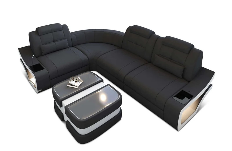 Stoff Ecksofa Elena L-Form
