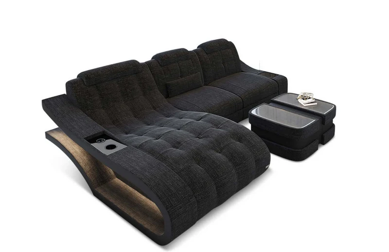 Ecksofa Elegante L-Form aus Stoff