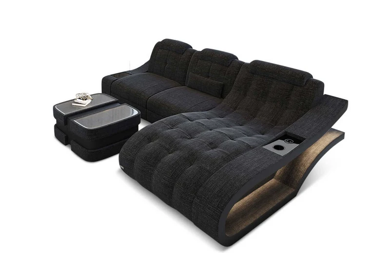 Ecksofa Elegante L-Form aus Stoff
