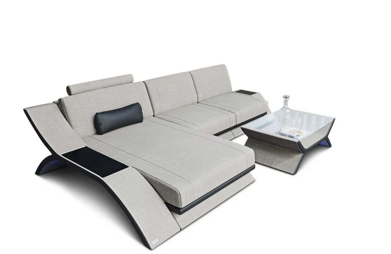 Stoff Ecksofa Calabria L-Form