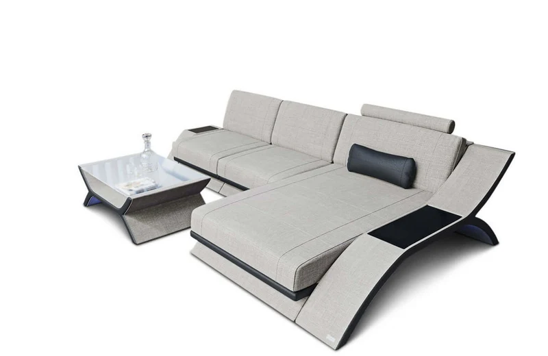Stoff Ecksofa Calabria L-Form
