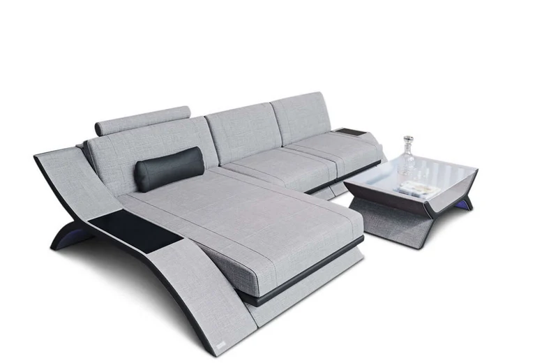 Stoff Ecksofa Calabria L-Form