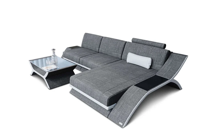 Stoff Ecksofa Calabria L-Form