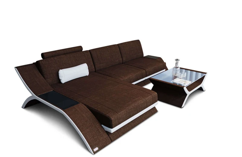 Stoff Ecksofa Calabria L-Form