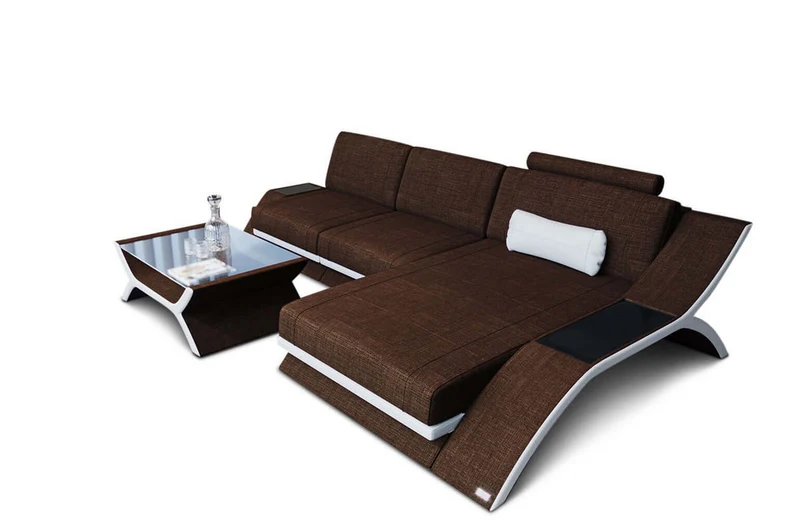 Stoff Ecksofa Calabria L-Form
