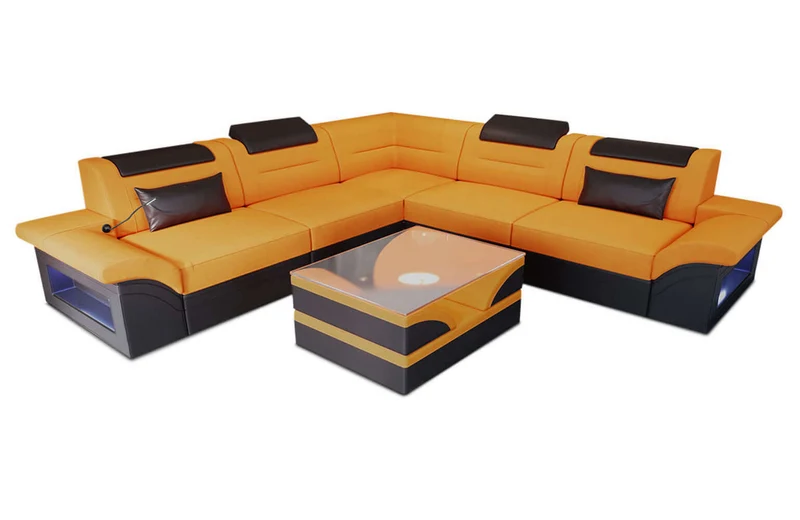 Stoff Ecksofa Brianza L-Form