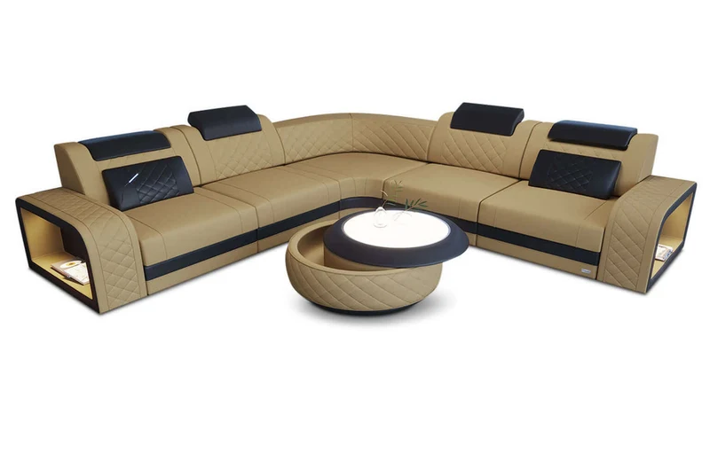 Stoff Ecksofa Foggia L-Form