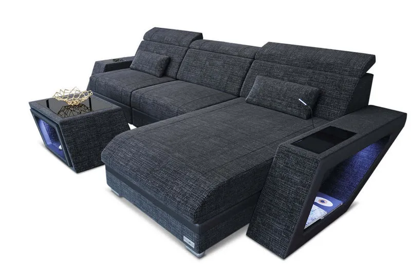 Ecksofa Catania L-Form aus Stoff