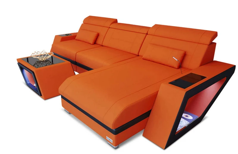Ecksofa Catania L-Form aus Stoff