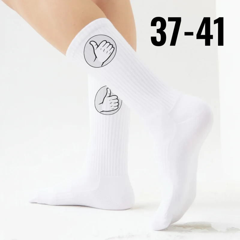 epicsocks Handzeichen Daumen hoch Socken in 37-41 im Paar