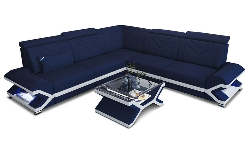 Ecksofa Sorrento L-Form aus Stoff
