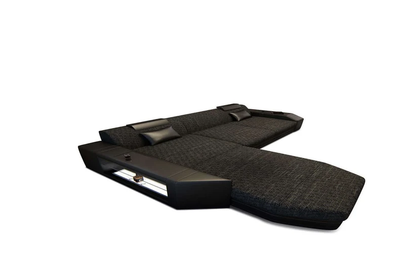 Ecksofa Prato L-Form aus Stoff