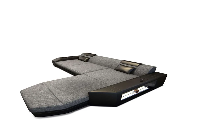 Ecksofa Prato L-Form aus Stoff