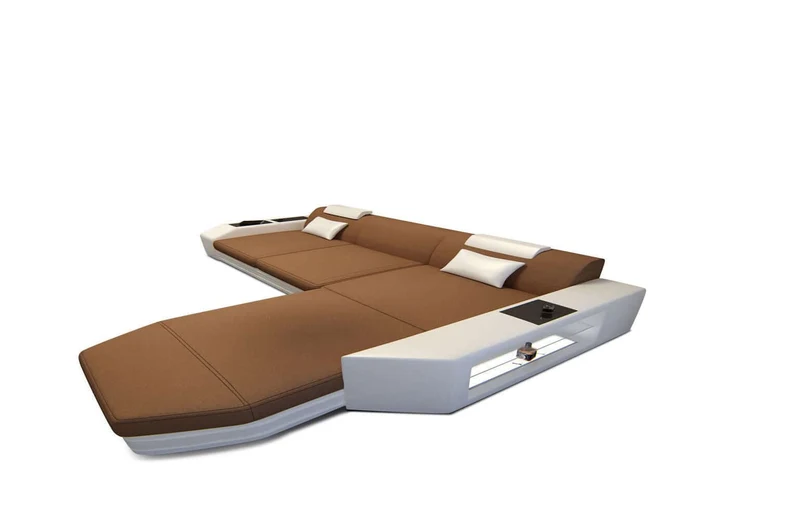 Ecksofa Prato L-Form aus Stoff