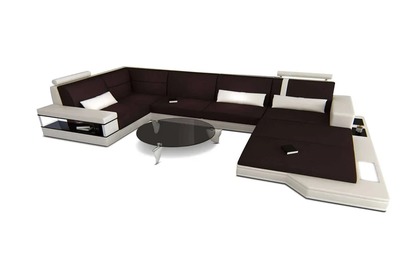 Stoff Wohnlandschaft Messana U-Form