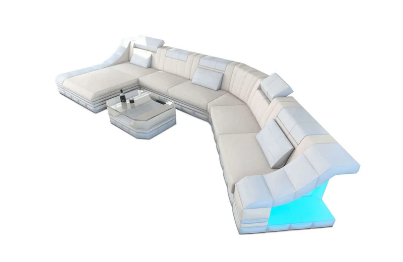 XXL Wohnlandschaft Turino CL-Form aus Stoff