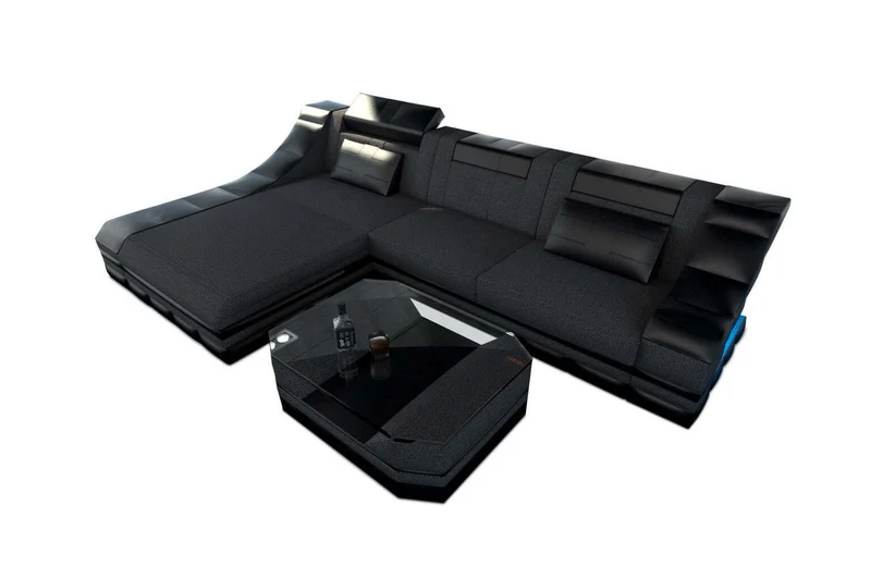 Stoff Ecksofa Turino L-Form