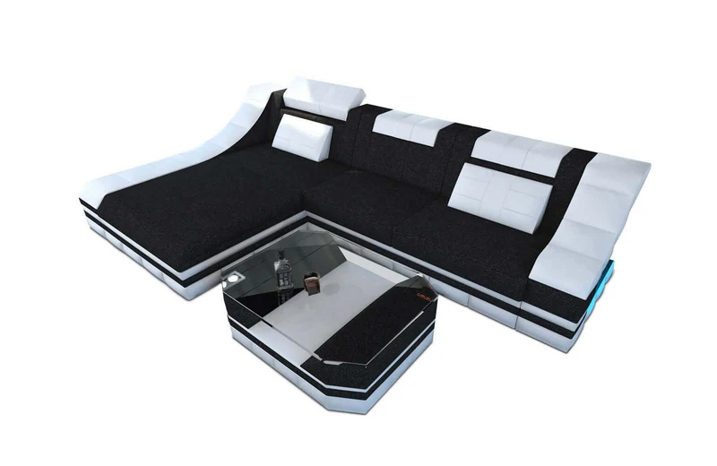 Stoff Ecksofa Turino L-Form