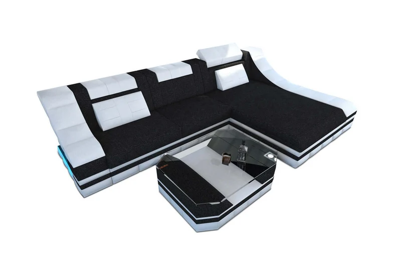 Stoff Ecksofa Turino L-Form