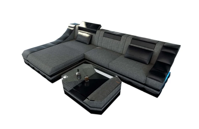 Stoff Ecksofa Turino L-Form