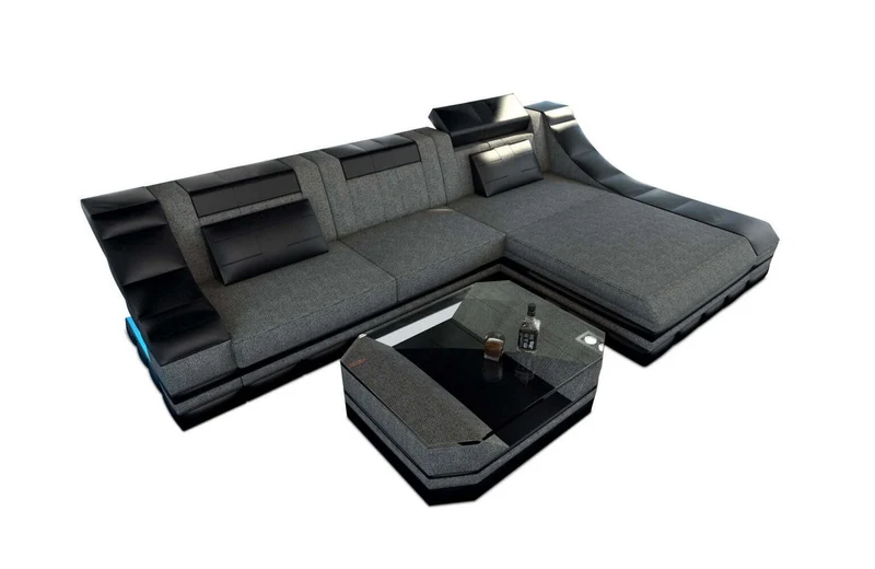 Stoff Ecksofa Turino L-Form