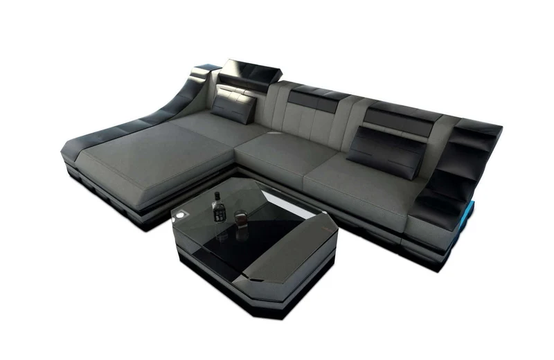 Stoff Ecksofa Turino L-Form
