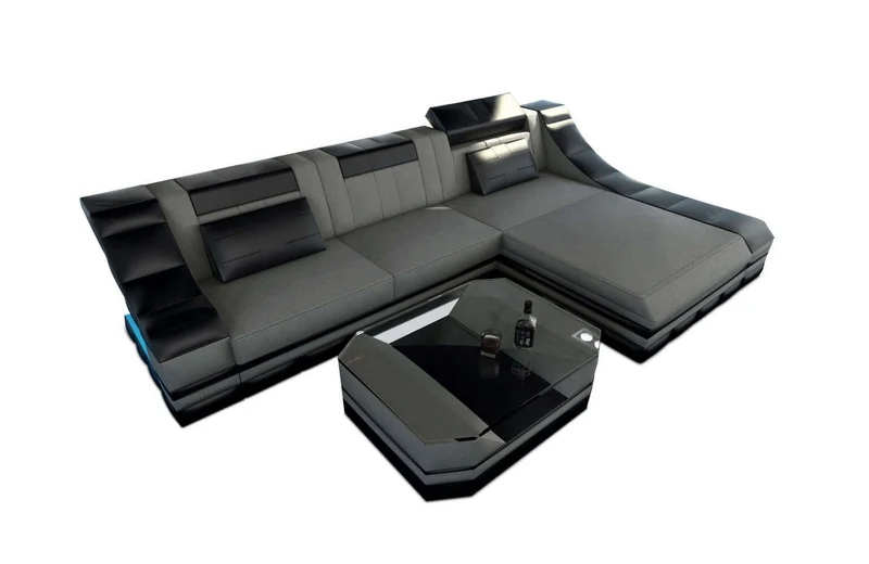 Stoff Ecksofa Turino L-Form