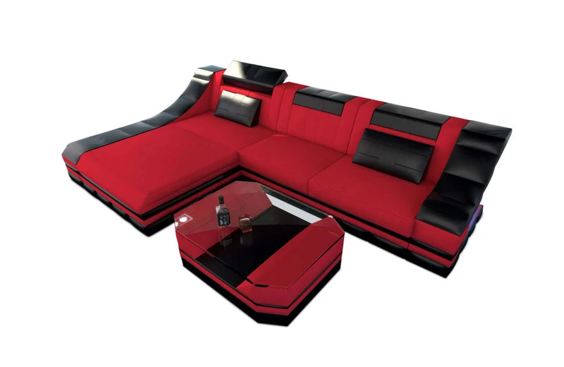 Stoff Ecksofa Turino L-Form
