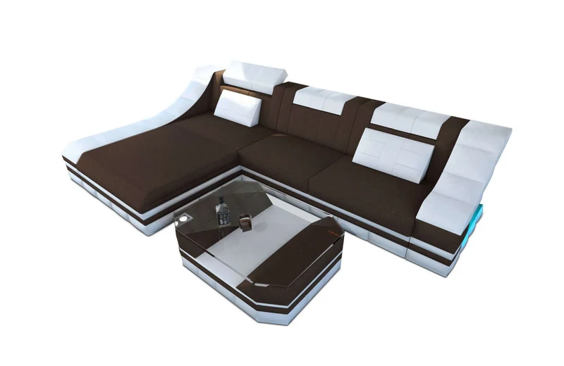 Stoff Ecksofa Turino L-Form