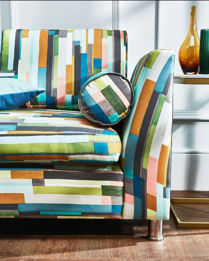 Satin Stripes - sherbet