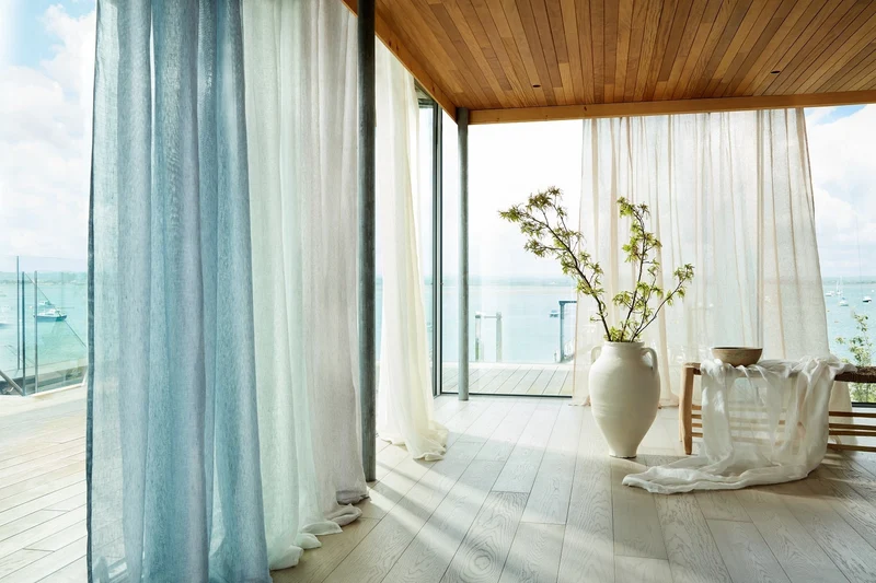 Gardinenstoff Lucent - seaglass 305 cm