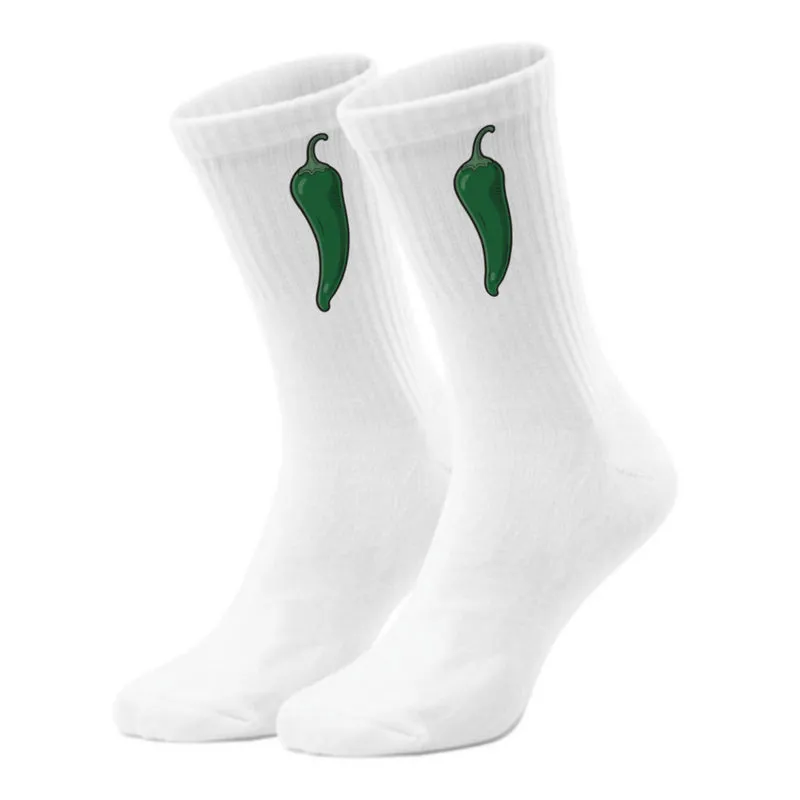epicsocks Chili Lover Dunkelgrüne Chili Socken in 37-41 im Paar
