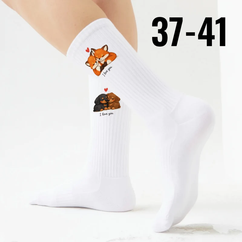epicsocks Tierliebe Socken in 37-41 im 6er Set in Geschenkdose im 6er Set in Geschenkbox