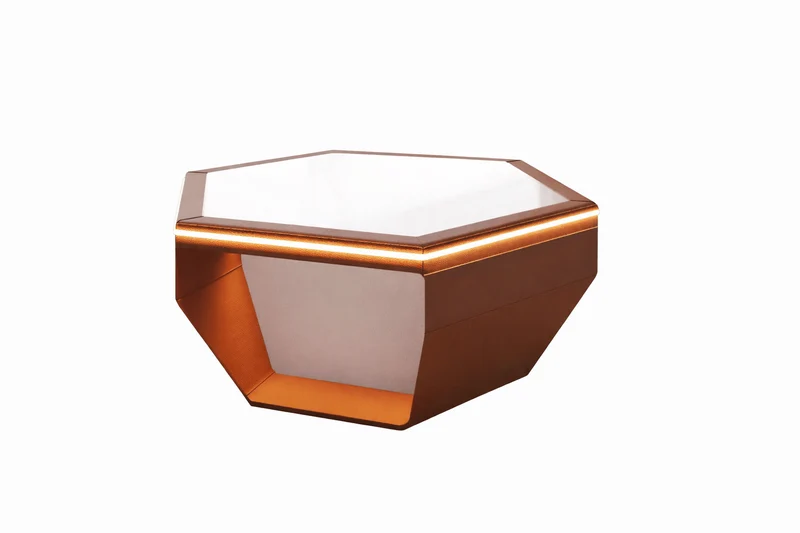 Couchtisch Toscano in Leder